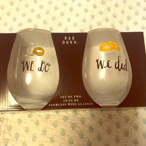 Two wine glasses